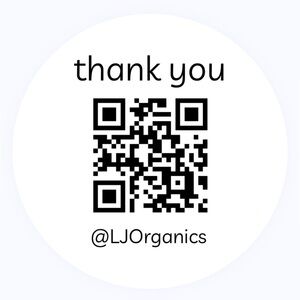 30 CUSTOM STICKERS - 2” ROUND - THANK YOU - W/ YOUR QR CODE & CLOSET NAME